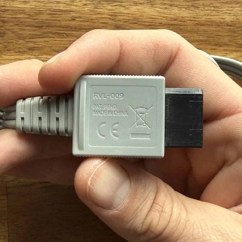 OEM Nintendo Wii AV RCA Audio Video Composite Cable‎ TV Connecting Cord RVL-009